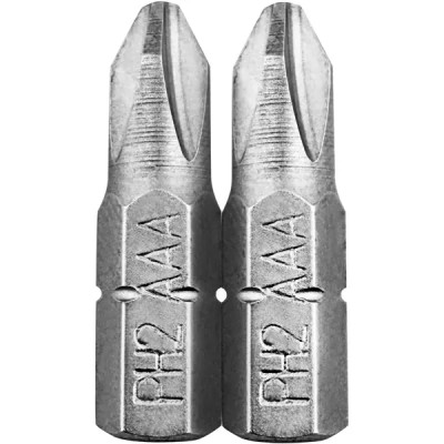 Бита Vertextools БТ-PH2-25-2 PH2x25 мм, 2 шт.