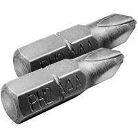 Бита Vertextools БТ-PH2-25-2 PH2x25 мм, 2 шт.