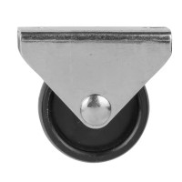 Колесо мебельное неповоротное без тормоза 30 мм до 20 кг цвет черный