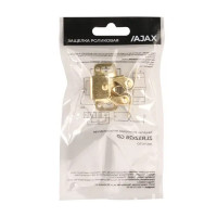 Защелка роликовая металл 32x26 мм золото