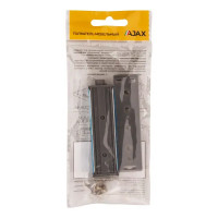 Толкатель мебельный магнитный 80x8 мм металл цвет никель