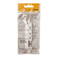 Толкатель мебельный магнитный 85x14 мм пластик цвет белый