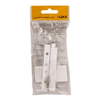 Толкатель мебельный 85x14 мм пластик цвет белый