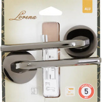 Дверные ручки AL 153 F, комплект, цвет графит