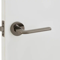 Дверные ручки AL 153 F, комплект, цвет графит