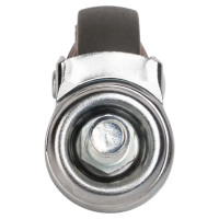 Колесо поворотное без тормоза 30 мм до 20 кг с резьбой М8 цвет серый