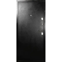 Входная дверь металлическая 96x205 см правая коричневый