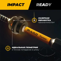 Бита магнитная Rage 554508 PH2x50 мм, 2 шт.