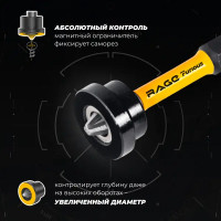 Бита магнитная Rage 554509 PZ2x50 мм, 2 шт.