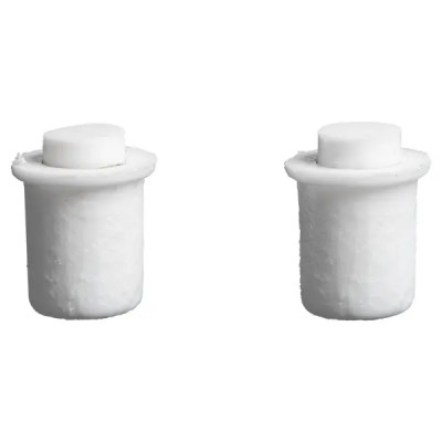 Демпфер врезной 8x12 мм пластик цвет белый