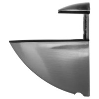 Полкодержатель Пеликан 70x27x60 мм ЦАМ цвет никель