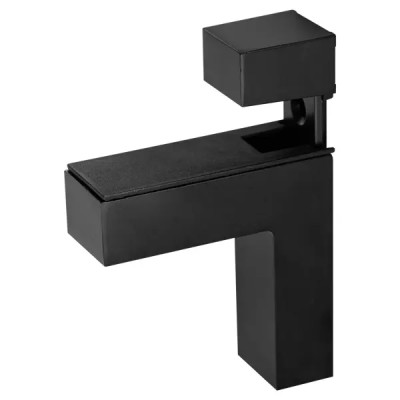 Полкодержатель Пеликан 85x24x64 мм ЦАМ цвет черный