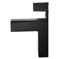 Полкодержатель Пеликан 85x24x64 мм ЦАМ цвет черный