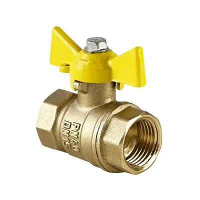 Кран шаровой для газа прямой Valfex DN15 PN40 1/2\