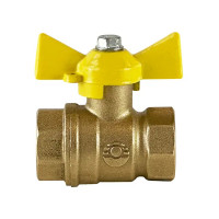 Кран шаровой для газа прямой Valfex DN15 PN40 1/2\