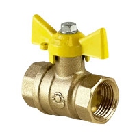 Кран шаровой для газа прямой Valfex DN15 PN40 1/2\