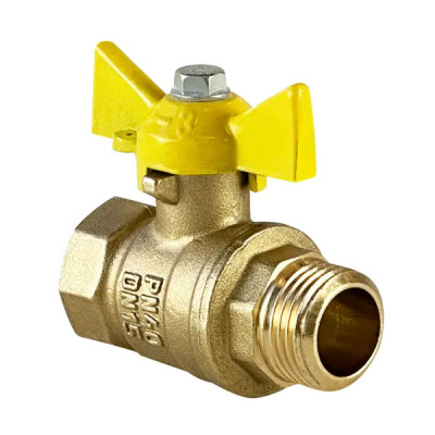 Кран шаровой для газа прямой Valfex DN15 PN40 1/2\