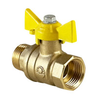 Кран шаровой для газа прямой Valfex DN15 PN40 1/2\