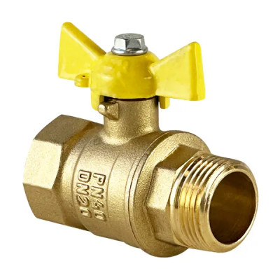 Кран шаровой для газа прямой Valfex DN20 PN40 3/4\