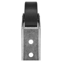 Мебельный ролик неповоротный без тормоза Larvij 45 мм до 40 кг цвет серый