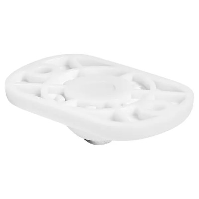 Мебельный ролик неповоротный без тормоза Larvij 15 мм до 10 кг цвет белый