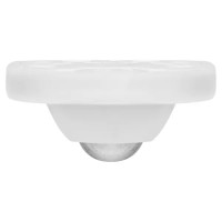 Мебельный ролик неповоротный без тормоза Larvij 15 мм до 10 кг цвет белый