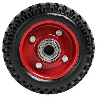 Колесо для тачки неповоротное без тормоза Larvij 160 мм до 100 кг цвет черный