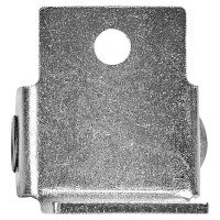 Мебельный ролик неповоротный без тормоза Larvij 15 мм до 20 кг цвет черный