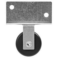 Мебельный ролик неповоротный без тормоза Larvij 35 мм до 35 кг цвет серый