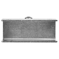 Мебельный ролик неповоротный без тормоза Larvij 35 мм до 35 кг цвет серый