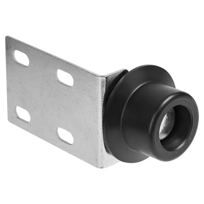 Мебельный ролик неповоротный без тормоза Larvij 50 мм до 50 кг пластик цвет черный