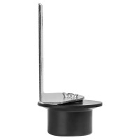 Мебельный ролик неповоротный без тормоза Larvij 50 мм до 50 кг пластик цвет черный