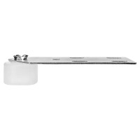 Мебельный ролик неповоротный без тормоза Larvij 30 мм до 20 кг цвет белый