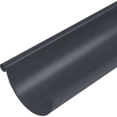 Желоб полукруглый 3000 мм Ø125 мм темно-серый