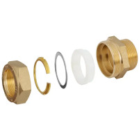 Муфта обжимная Stahlmann наружная резьба 32x1 1/4\