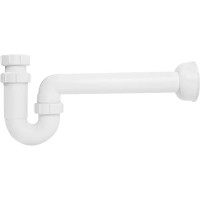 Сифон для мойки трубный McAlpine без выпуска ø40 мм полипропилен MRSK14