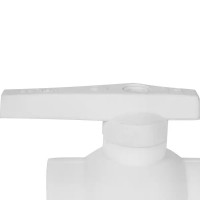 Кран шаровой прямой Valfex PN20 25 мм полипропилен ручка рычаг 10144025