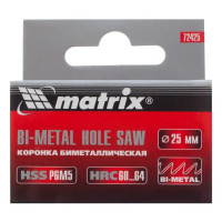 Коронка для металла Matrix Bi-Metall D25 мм