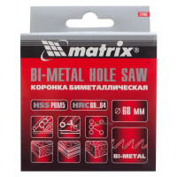 Коронка для металла Matrix Bi-Metall D68 мм