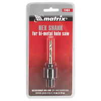 Адаптер для коронок по металлу Matrix 14-30 мм