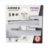 Дверные ручки Armex H-30110-А-СR без запирания цвет хром