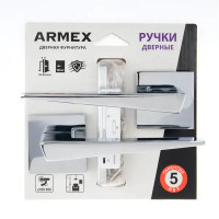 Дверные ручки Armex H-30124-А-СR без запирания цвет хром