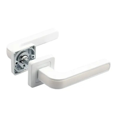 Дверные ручки Armex H-22106-А-WM/W без запирания цвет матовый белый