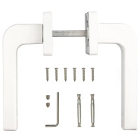Дверные ручки Armex H-22106-А-WM/W без запирания цвет матовый белый