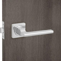 Дверные ручки 160 H комплект цвет хром