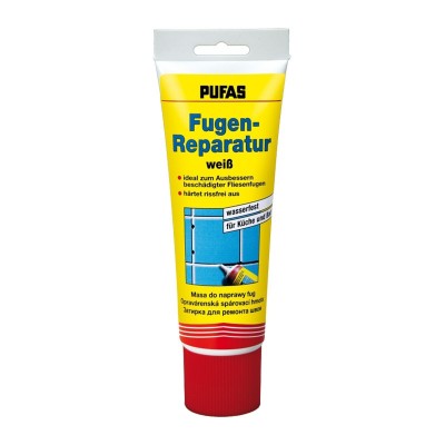Пуфас n375 затирка для ремонта швов белая (0,4кг) fugenreparatur weiss (немороз)