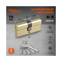 Цилиндровый механизм НОРА-М STD AL Л-70 35-35 золото 15274